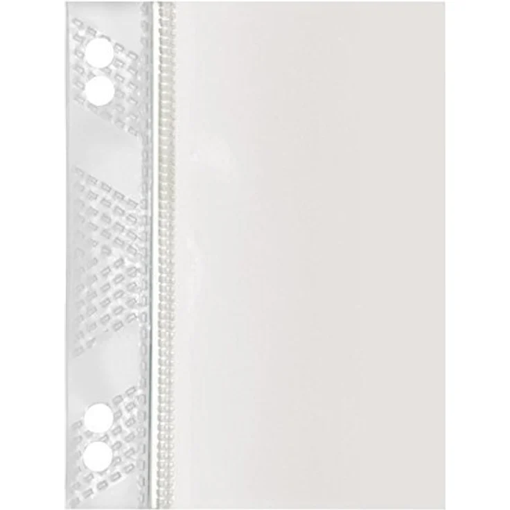 VELOFLEX DOPPELHEFTFIX Notizblock, 6x10 cm, 10er Pack, glasklar, hohe Klebefläche – Bild 1
