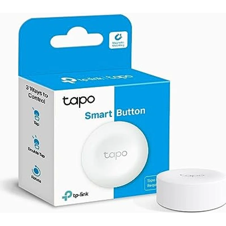 tp-link Tapo S200B Intelligente Taste WLAN-Router, kabellos, Weiß, Wandmontage, Akkubetrieben – Bild 2