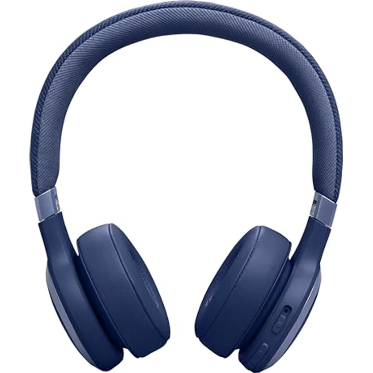 JBL Live 670 NC – Bluetooth On-Ear-Kopfhörer mit adaptivem Noise-Cancelling – Kabellose Ohrhörer Signature Sound und Sprachassistent – Langer Musikgenuss für bis zu 65 Stunden – Blau – Bild 4