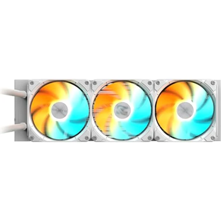 GIGABYTE Gaming 360 Ice Flüssigkeitskühler, 3x120 mm ARGB-Lüfter, Teflon-Schläuche, Daisy-Chain, kompatibel mit Intel LGA 1851 und AMD AM5 – Bild 2