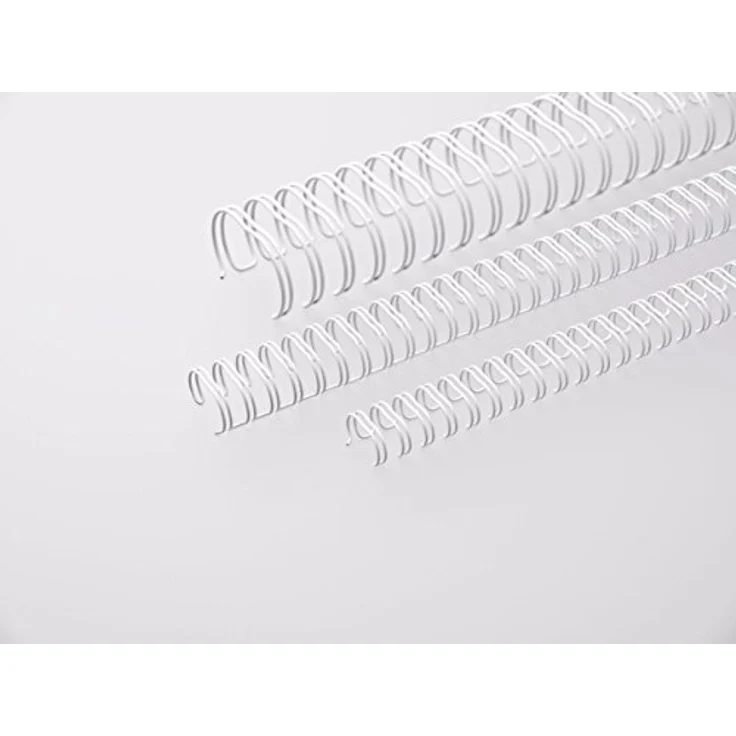 Renz Bindung Draht 3:1 34 für 75 Blatt, 9,5 mm, A4, Weiß – Bild 1
