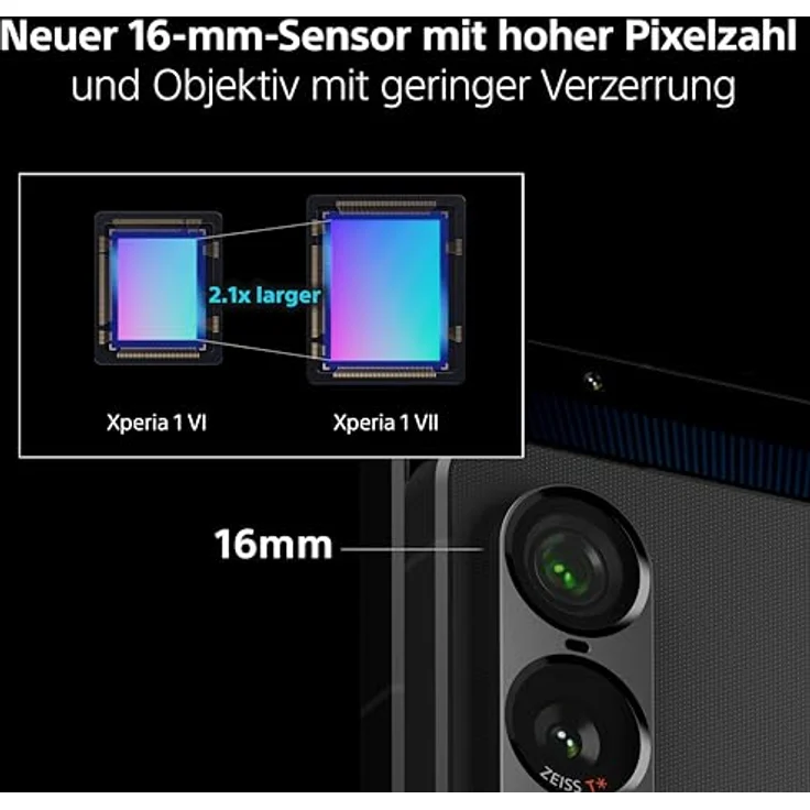 Sony Xperia 1 VII, 6,5" FHD+ HDR OLED Smartphone mit Dreifachobjektiv, 120Hz, 3,5mm Audio und IP65/68, Dual SIM, Orchid Purple – Bild 5