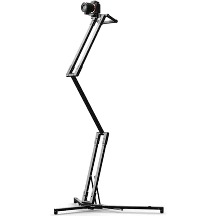 edelkrone StandPLUS Kamerastativ Knobless Flexibles Design - Tragbares Reisestativ für jeden Winkel - 1,4 kg Tragkraft Vogelaugenaufnahmen (Standard)