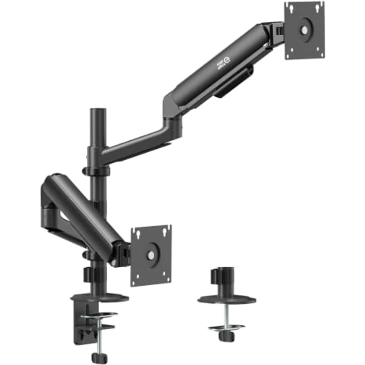Ergo Office ER-692 Dual-Monitorhalterung für 2 Monitore (17–32 Zoll) mit Gasfedern, bis 10 kg pro Arm, VESA 75x75/100x100 – Bild 3