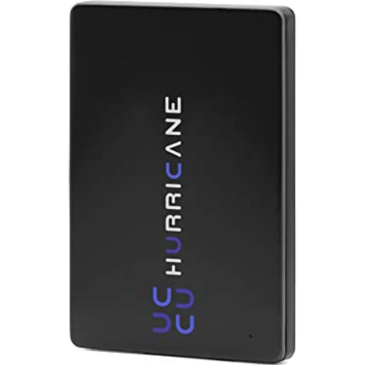 HURRICANE 500GB Externe Festplatte 2,5" USB 3.0 MD25U3 Mobile Speicherplatte für Fotos TV Laptop PS4 PS5 Xbox -schwarz – Bild 1
