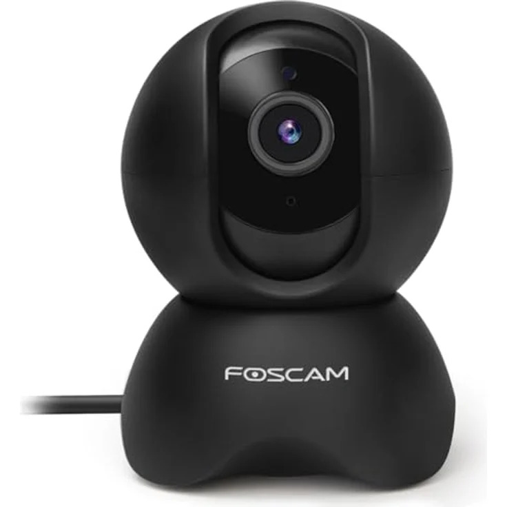 Foscam X5, 5 MP Super HD WLAN Überwachungskamera mit schwenk- und neigbarer Funktion, Zwei-Wege-Audio, Nachtsicht und Personenerkennung (schwarz) – Bild 5