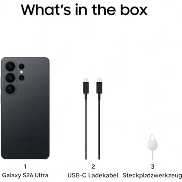 Samsung Galaxy S26 Ultra AI Smartphone, Android-Handy ohne Vertrag, 256 GB Speicher, Black – Bild 8