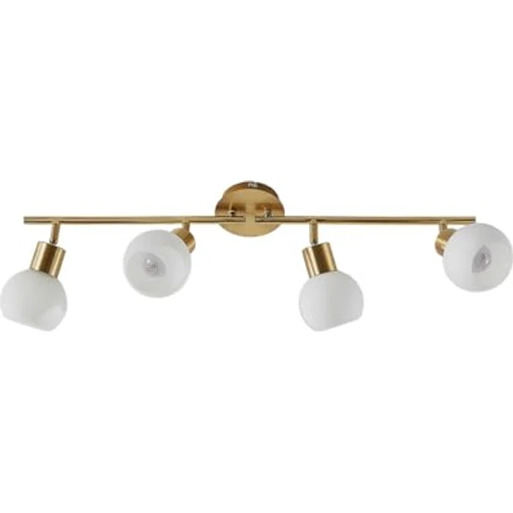 Lindby Deckenlampe 'Elaina' in Gold/Messing aus Metall für Wohnzimmer & Esszimmer (4 flammig, E14) - Hochwertige Deckenleuchte in warmem Ambiente – Bild 1