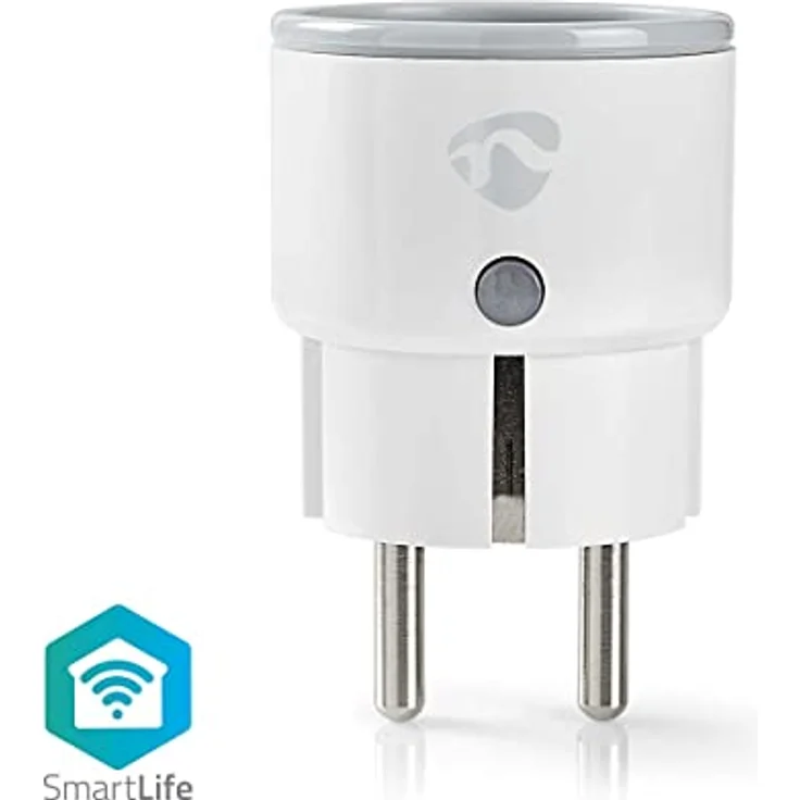 Nedis SmartLife Smart Plug SmartLife Smart Plug | Wi-Fi | Power Meter | 2500 W | Schuko/Typ F (CEE 7/7) | -10-40 °C | Android™ & iOS | White White, WIFIP110FWT, weiss – Bild 2
