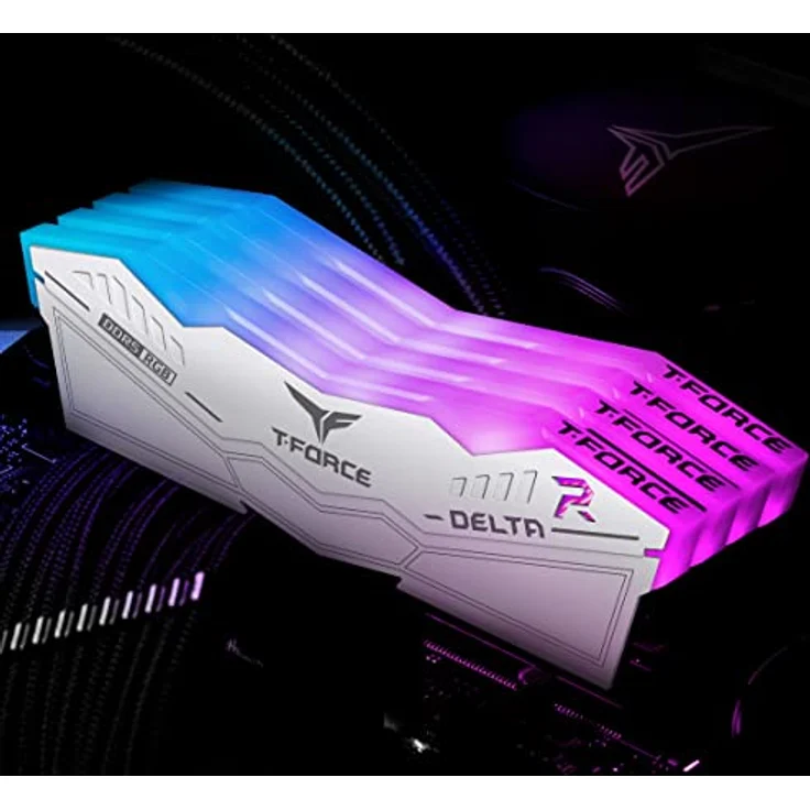 RAM Team D5 6000 32GB C38 Delta RGB White K2 – Bild 2