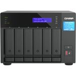 QNAP TVS-h674T-i5-32G-US 6 Bay High-Speed-Desktop-NAS mit Intel Core i5 6-Core CPU der 12. Generation, 32 GB DDR4-Speicher, Thunderbolt 4 und 2,5 GbE Konnektivität (Diskless)