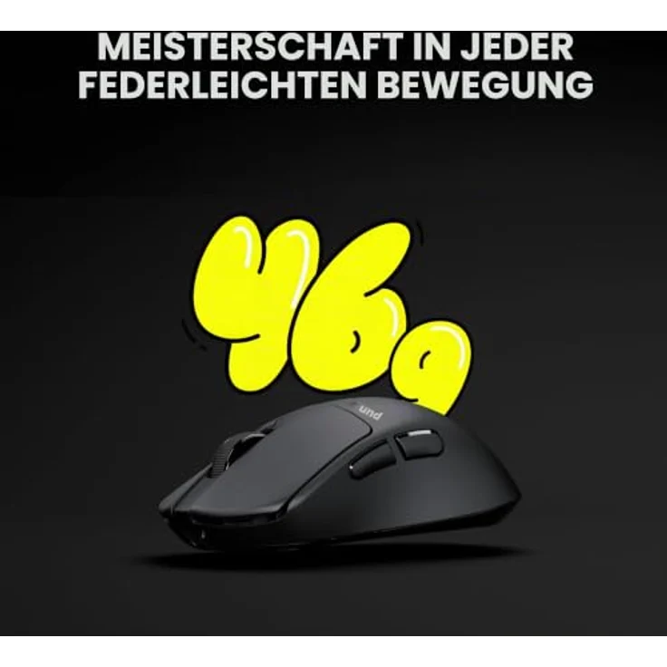 Pulsar X3 CrazyLight Medium Wireless Gaming Maus, 32,000 DPI, 8K Polling-Rate, Jet Black – Bild 3