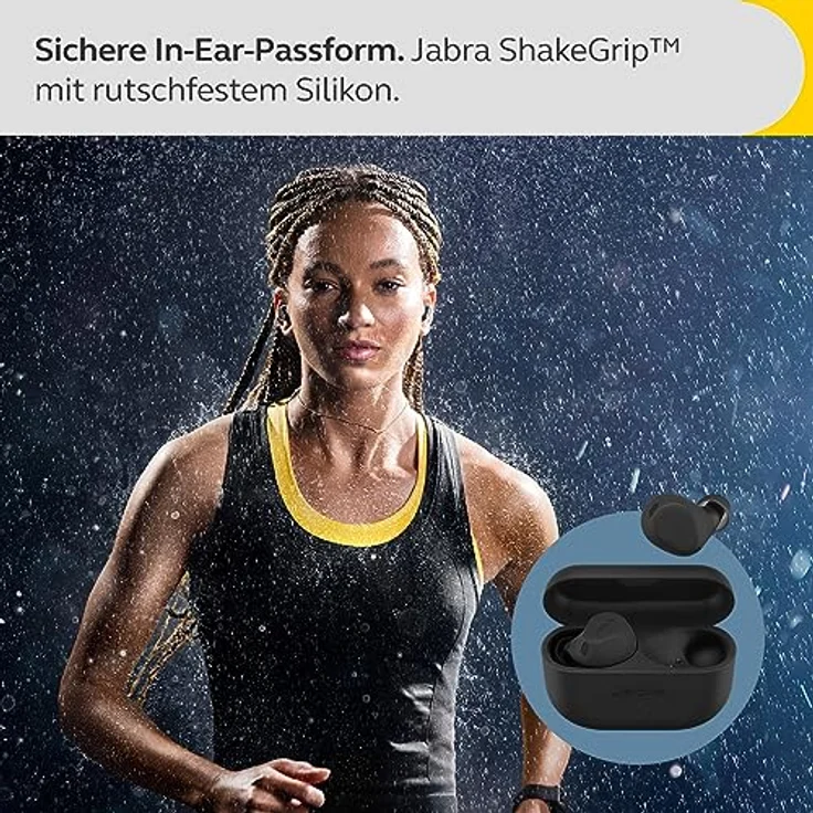 Jabra Elite 8 Active True Wireless Kopfhörer Bluetooth Sport Kopfhörer, Active Noise Cancelling, Dolby Surround Sound, Schwarz – Bild 2