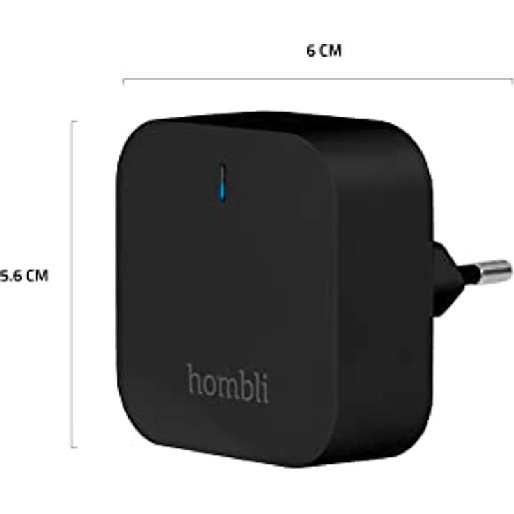 Hombli Smart Bluetooth Bridge – Hub für drahtlose Sensoren, WLAN 2,4 GHz, Bluetooth 4.2, intelligente Brückensensoren, Schwarz – Bild 4