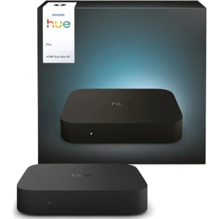 Philips Hue Play HDMI Sync Box 4K, Streaming-Client mit 4K-Auflösung und einfacher App-Synchronisation