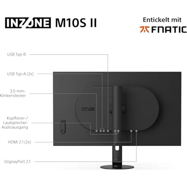 SONY INZONE M10S II, OLED 27 Zoll QHD Gaming Monitor mit 0,02 ms Reaktionszeit und 540 Hz Bildwiederholrate – Bild 12