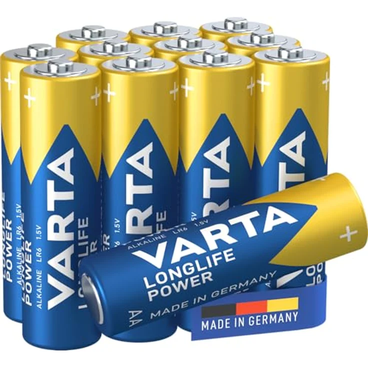 Varta Longlife Power AA CUBE12, 12 Stück Alkaline Batterien für Hightech-Geräte mit hohem Energieverbrauch – Bild 2