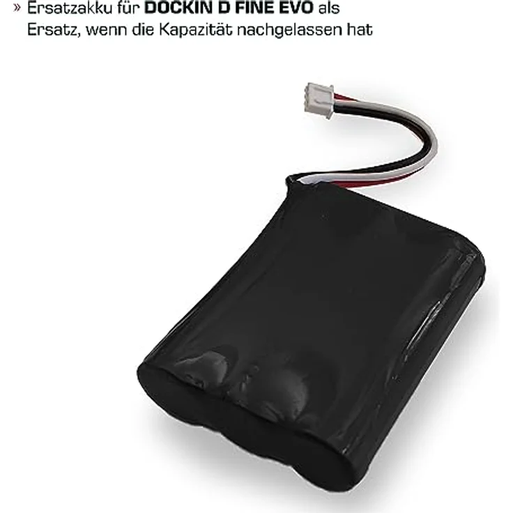 DOCKIN Ersatzakku für D FINE EVO Hi-Fi Bluetooth Lautsprecher | D FINE EVO Bluetooth Speaker Akku | Austausch-Akku - Preisvergleich – Bild 2