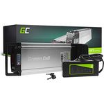 Green Cell E-Bike Akku 36V 12Ah 432Wh Lithium Ionen für 250W Motor Rear Rack Elektrofahrrad 4 Pin Batterie mit Ladegerät - Preisvergleich