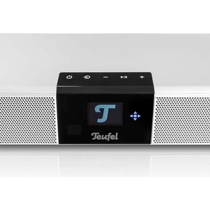 Teufel CINEBAR 22 Power Edition, 7.1 Dolby Atmos Soundbar mit kabellosem Subwoofer, 8 Tönern, 4K-Pass-Through, HDMI ARC, Touch Panel - weiß – Bild 3