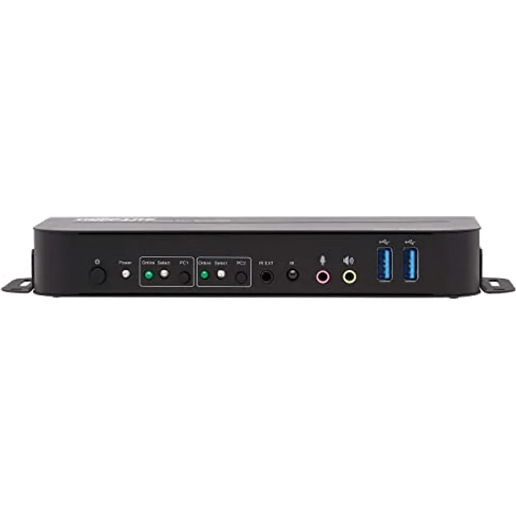 TrippLite by Eaton 2-Port DisplayPort/USB KVM-Switch - 4K 60 Hz, HDR, HDCP 2.2, IR, DP 1.4, USB-Freigabe, USB 3.0 Kabel (B005-DPUA2-K) – Bild 2