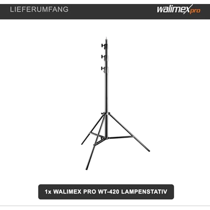 Walimex WT-420 Lampenstativ (420 cm) – Bild 7