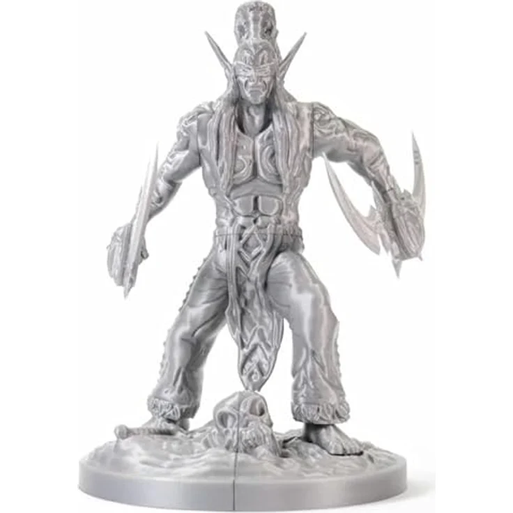 Prusa Prusament PLA Galaxy Silver 1kg, 3D Filament 1.75 mm, Silber, Grau, hohe Schichthöhe von 50 Mikrometer – Bild 4