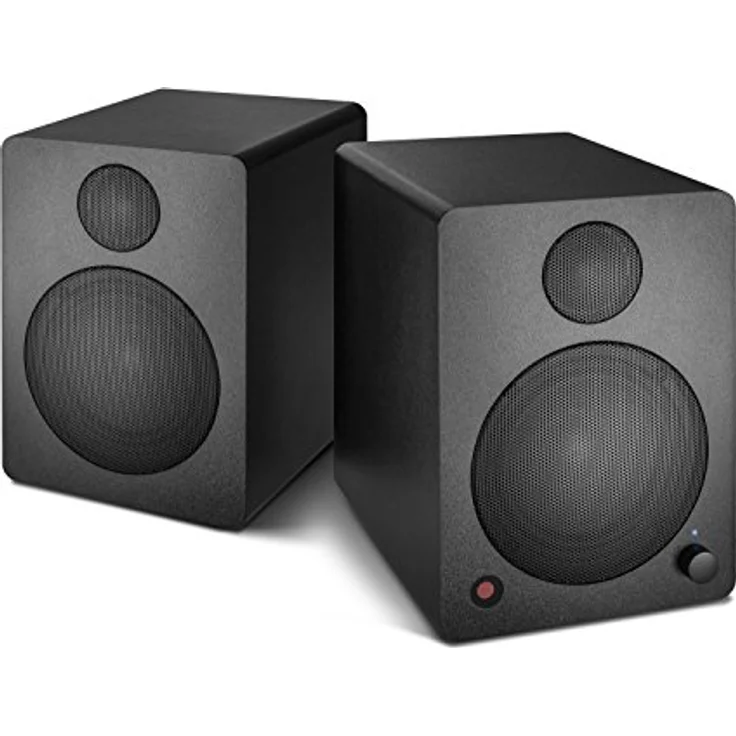 wavemaster CUBE MINI NEO black - Regallautsprecher-System (36 Watt) mit Bluetooth-Streaming, Digitalanschluss und IR-Fernbedienung, Aktiv-Boxen, Nutzung für TV-Tablet-Smartphone, schwarz (66370) Regallautsprecher - 36 Watt - schwarz – Bild 3