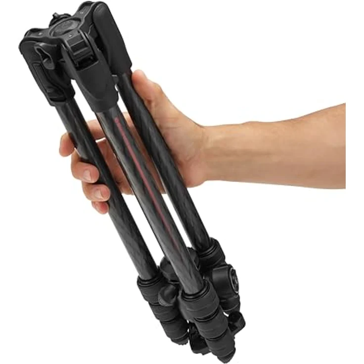 Manfrotto Befree Advanced AS, Carbon-Kamerastativ, Arca-Swiss kompatibel, für DSLR und spiegellose Kameras, tragbar, kompaktes Set, Kugelkopf – Bild 2