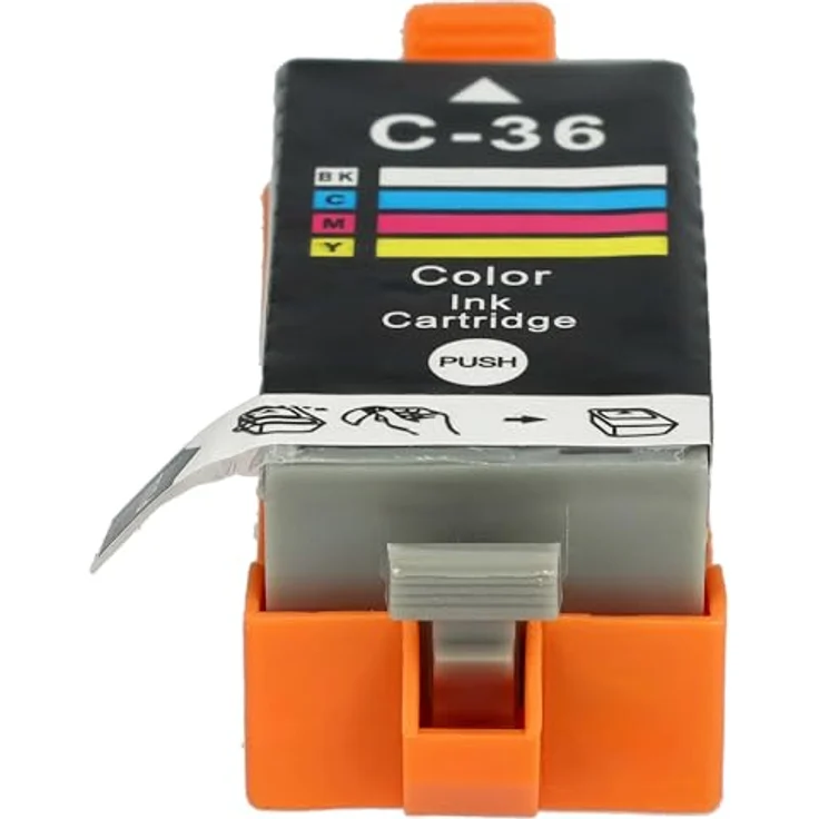 vhbw Tintenpatrone für Canon Pixma IP110, IP100P, ip100, IP100v, 10er Pack, mehrfarbig (B/C/M/Y), 13 ml – Bild 9