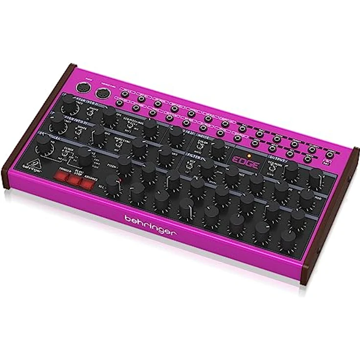 Behringer Edge Synthesizer, Analoger Drum Synthesizer mit 2 Oszillatoren, Hardsync, 8 Step Analog Sequencer und Patchfeld – Bild 4