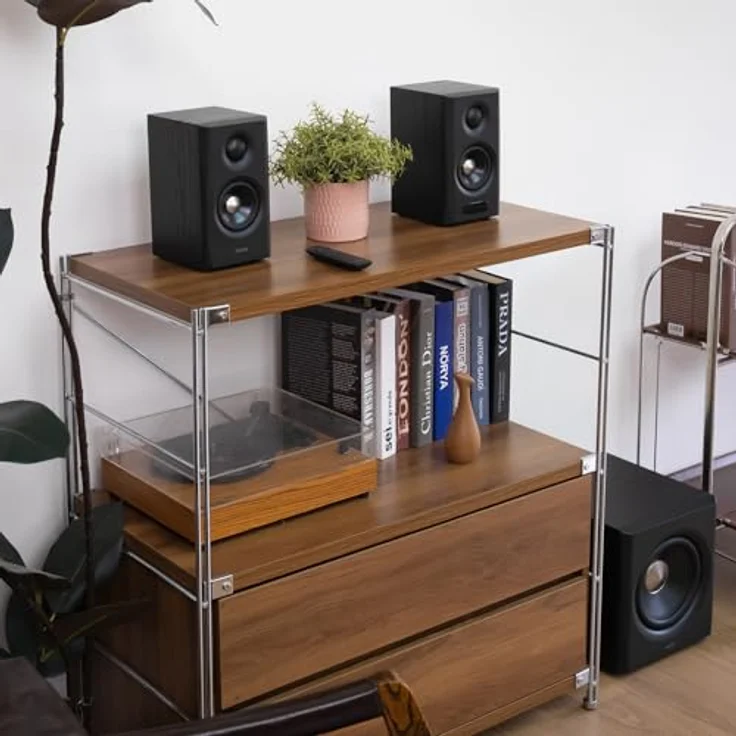 Edifier S355DB 2.1 Lautsprechersystem mit 150W kabellosem Subwoofer, Hi-Res Audio, Schwarz – Bild 2