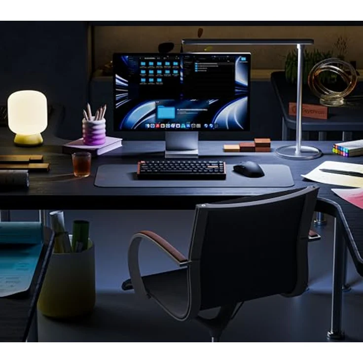 Keychron K6 HE Nebula Special Edition, Kabellose Mechanische Tastatur mit Gateron Double-Rail Magnetic Hall Effect Schaltern, Schwarz, RGB-Hintergrundbeleuchtung, 4000 mAh Akku – Bild 2