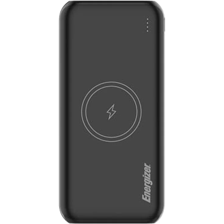 In diesem Fall wäre der geeignete Produkttitel:\n\nENERGIZER QE10009PQ Powerbank Lithium Polymer (LiPo) 10000 mAh Kabelloses Aufladen Schwarz, 10000mAh, 37Wh – Bild 1