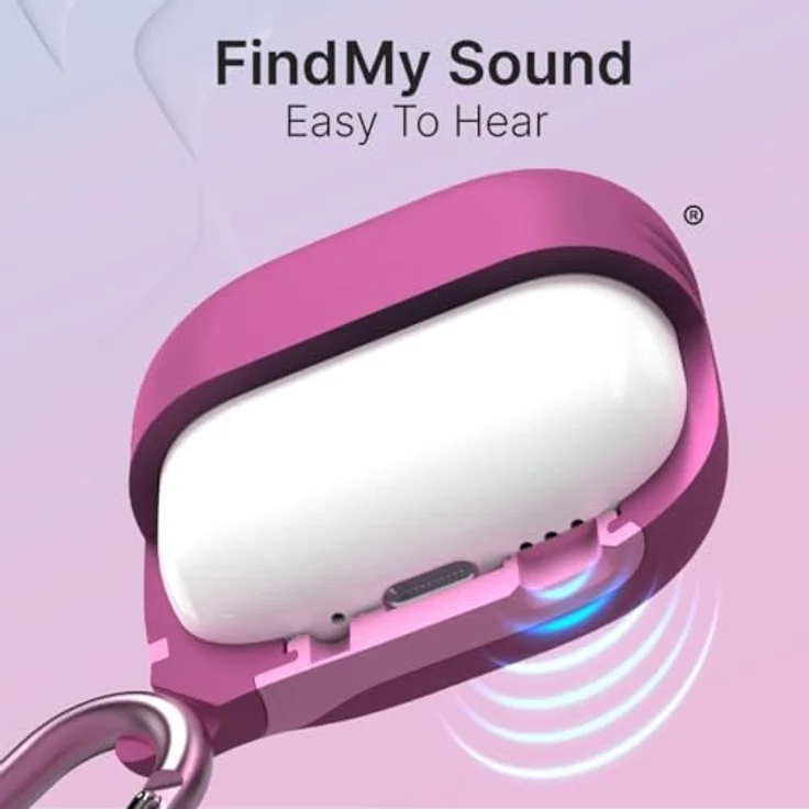 Catalyst Wasserdichtes Case für Apple AirPods, IP67 Schutzhülle bis 1 m, stoßabsorbierend, Rosa – Bild 5