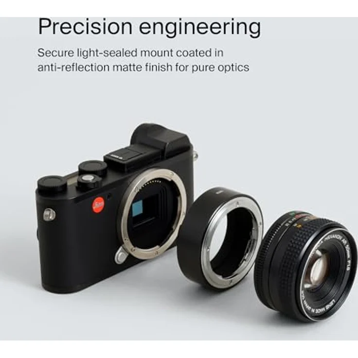 Urth Objektivadapter: Kompatibel mit Konica AR Objektiv und Leica L Kameragehäuse, manueller Adapter, passgenauer Sitz, leicht zu montieren, aus gehärtetem Aluminium und Kupfer, entspiegelt und matt beschichtet – Bild 4