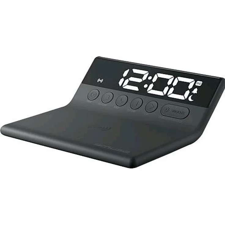 Muse M-168 WI Radio with a wireless charger, Radio, Schwarz