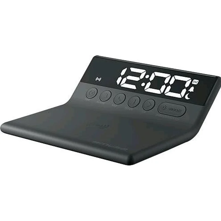 Muse M-168 WI Radio with a wireless charger, Radio, Schwarz – Bild 1