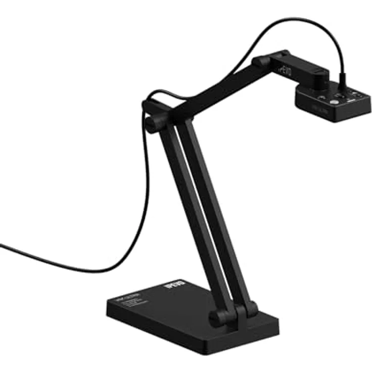 IPEVO V4K Ultra USB Dokumentenkamera, 13 MP mit 3840 x 3104 Auflösung und fester Irisblende, Farbe