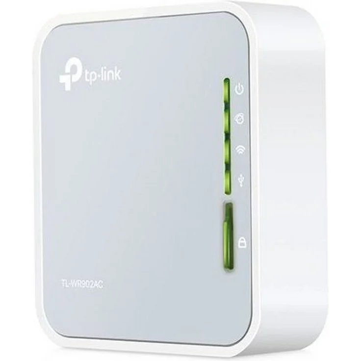 TP-Link TL-WR902AC Mobiler Router, Dualband-WLAN für HD-Streaming, kompaktes Design, vielseitiger USB-Anschluss, flexibel speisbar