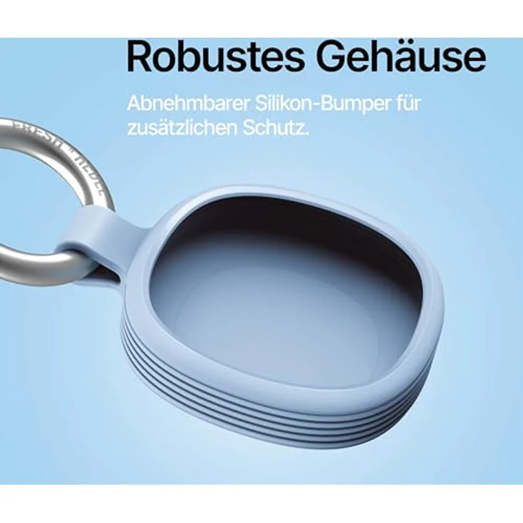 Fresh n Rebel Smart Finder 2, Schlüsselfinder mit IPX7 Schutz, LED und CR-2032 Batterie, Blau – Bild 5