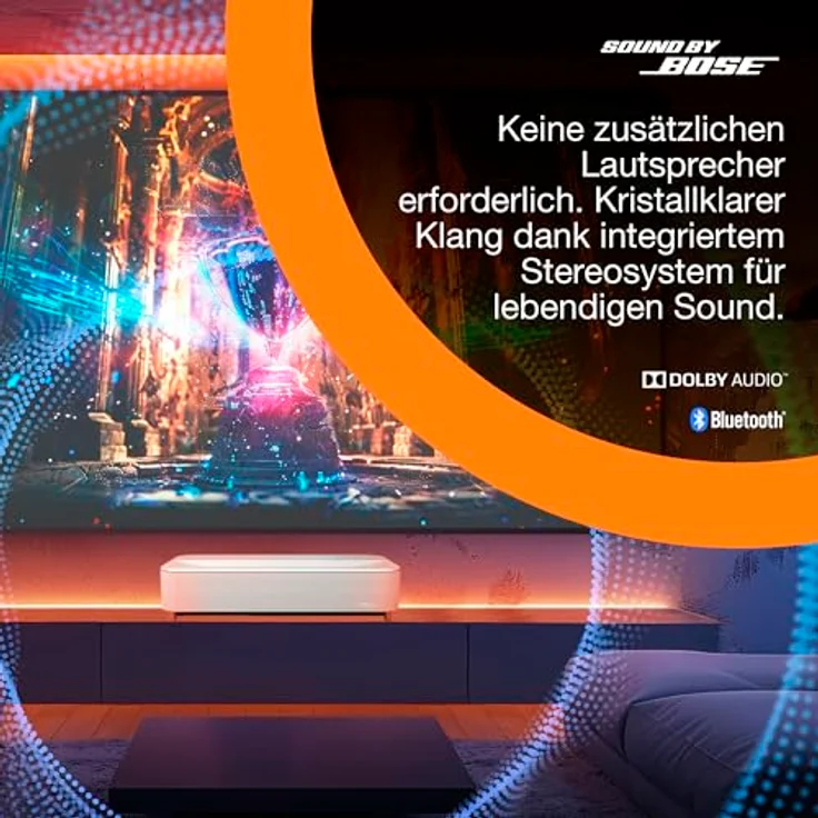 Epson Lifestudio Grand Plus EH-LS970W, 4K Beamer mit KI-Bildverbesserung, Dolby Audio und Google TV, Diamond White – Bild 9
