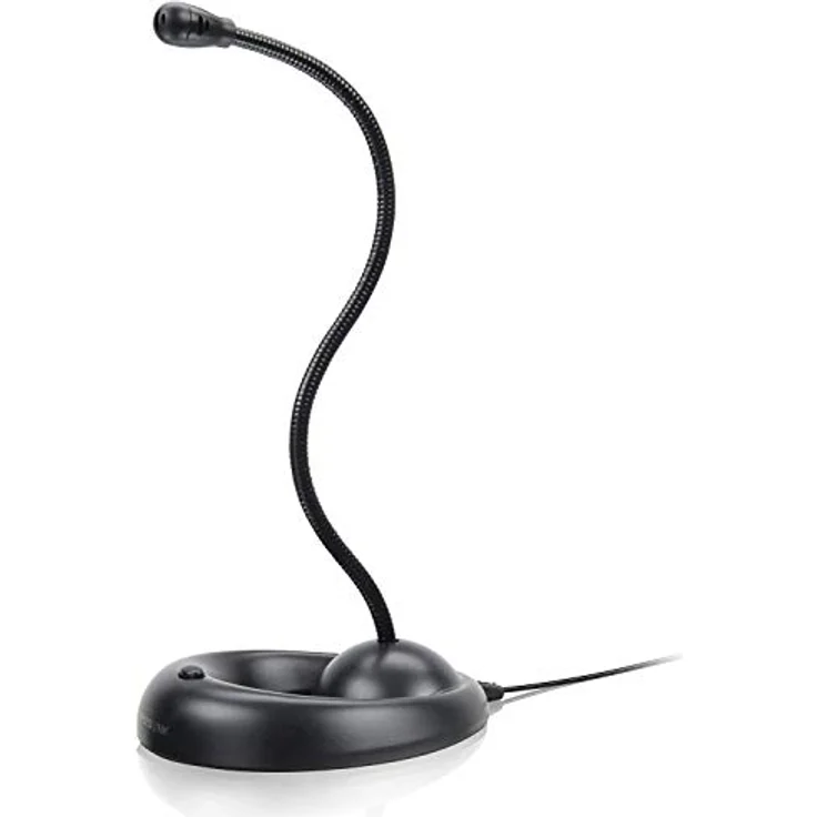 Speedlink LUNT Flexible Dekstop Microphone - Mikrofon für Büro-Home - glasklare Stimmübertragung, schwarz – Bild 2