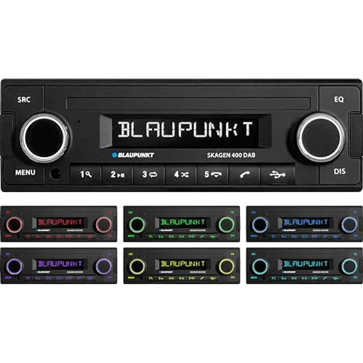 BLAUPUNKT Skagen 400 DAB, 1-DIN Autoradio mit DAB+, Bluetooth, USB und SD-Kartenleser – Bild 3