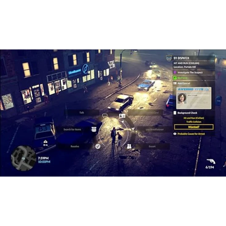 Astragon The Precinct - Limited Edition [Playstation 5] Neo-Noir-Action-Sandbox Spiel, spannende Verfolgungsjagd, zerstörbare Umgebungen, bunte Stadt, Fahrzeugverfolgungsjagden, umfassendes Unterstützungssystem – Bild 5