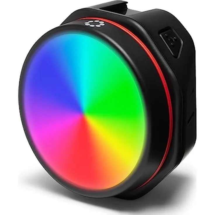 JOBY Beamo Reel Color Next-gen LED Licht für Content Creator, für spiegellose Kompaktkameras oder Smartphones, schwarz