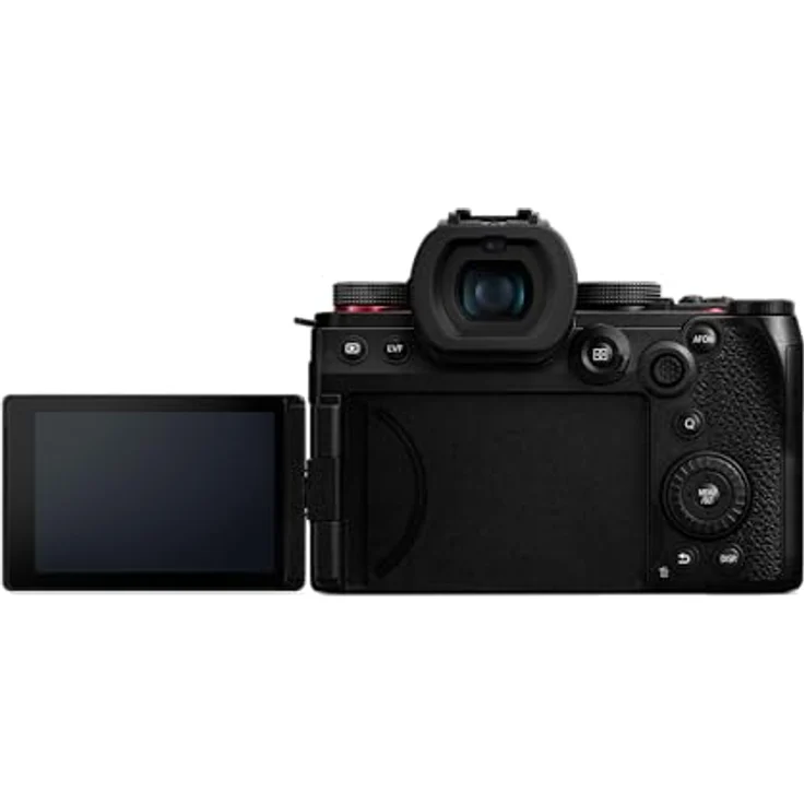Panasonic LUMIX G9 Mark II Micro Four Thirds spiegellose Kamera, 25,2MP, 4K 120p/100p & 5,7K 30p/25p, Phasen-Hybrid-AF, 5-Achsen-BIS, OLED LVF, WLAN, Bluetooth, HDMI, nur Gehäuse, Schwarz – Bild 2