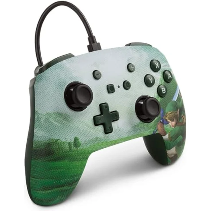 PowerA Enhanced Wired Controller - The Legend of Zelda Grün (1513075-01) (Switch) – Bild 3