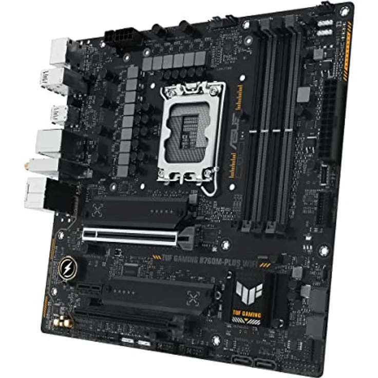 ASUS TUF GAMING B760M-PLUS WIFI Mainboard Sockel Intel LGA 1700 (Intel B760, mATX, DDR5 Speicher, PCIe 5.0, 2x M.2, WiFi 6, Thunderbolt 4, Aura Sync) – Bild 5