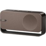 Bose SoundLink Home Lautsprecher, Premium, tragbarer Bluetooth-Regal-Lautsprecher, 9 Stunden Akkulaufzeit, warmes Holz